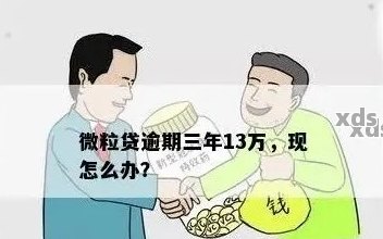 逾期2年的微粒贷3万债务如何处理和解决？