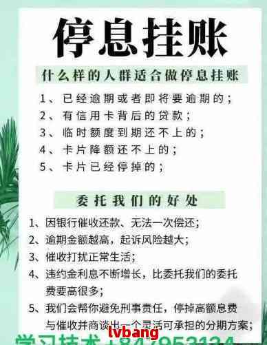 什么是停息挂账还款政策：定义、账户及开始时间