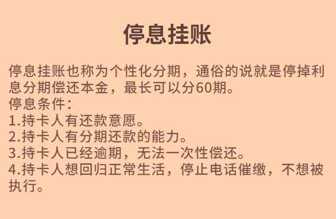 什么是停息还款