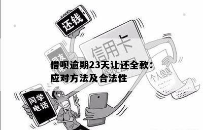 借呗逾期还款要求还一半：合法性及相关资讯解析