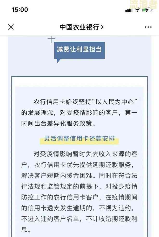 农业银行信用卡逾期三天后产生的白条问题解决全攻略