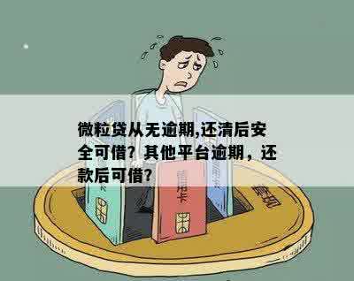 支付宝逾期微粒贷还完还能再借吗？安全吗？