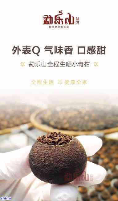 陈皮普洱茶勐乐山茶饼