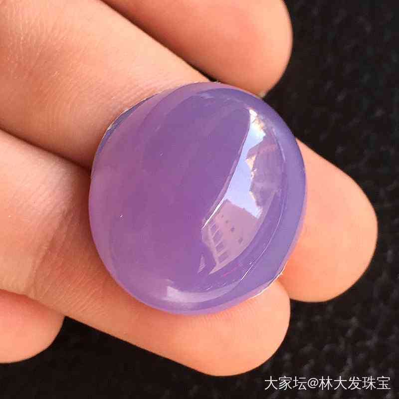 紫色翡翠戒面大小对比及价格分析