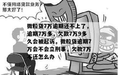 微粒贷逾期7万三年的后果及处理方式，了解这些避免刑事案件！