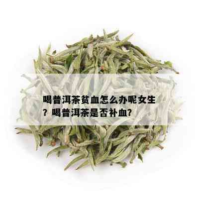 普洱茶的补血作用：女性如何通过饮用普洱茶来改善贫血问题？