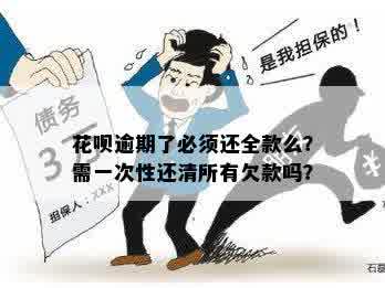 花呗逾期还款攻略：是否需要一次性还清全额？