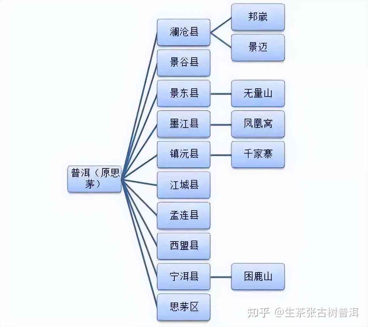 勐海普洱茶：分布情况概览