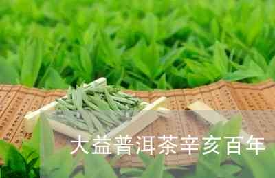 大益茶亥百年念典藏四件套：普洱茶的历与文化精髓再现