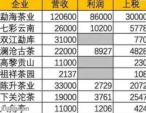 新     产普洱茶价格多少