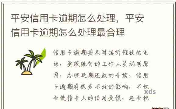 了解平安银行信用卡逾期还款期申请全流程