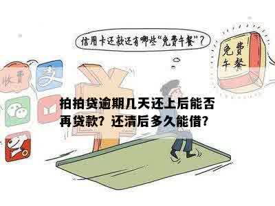 逾期还清后多久能再借款？