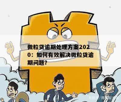 广东佛山微粒贷逾期处理方案，2021年如何应对？