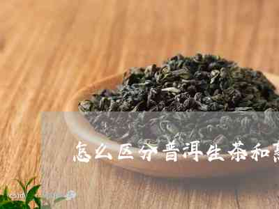 普洱茶生茶和熟茶如何分