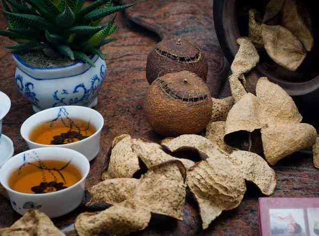 揭阳特色陈皮丽香普洱茶，古树茶香浓诱人