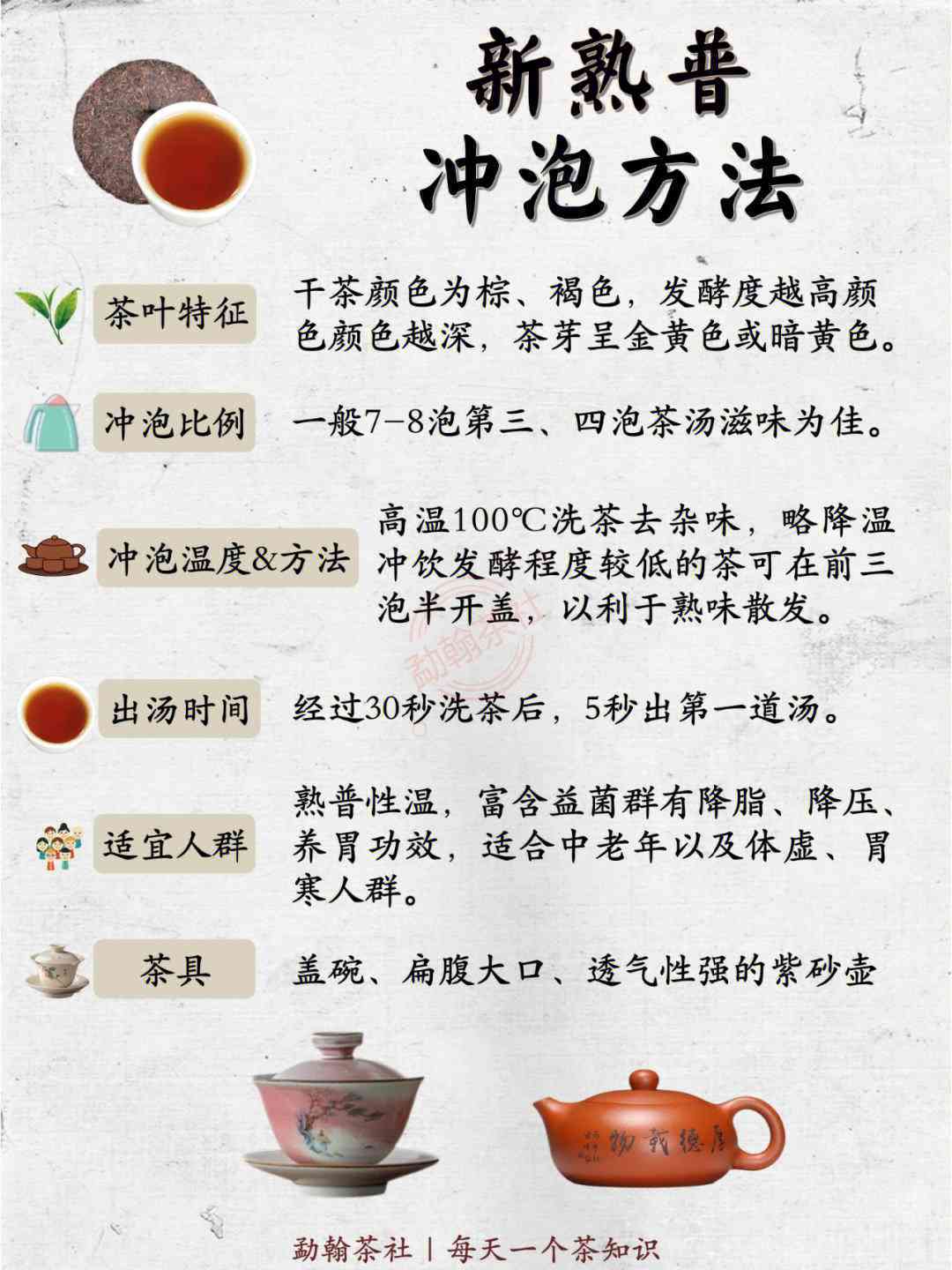 普洱茶正确冲泡方法全解