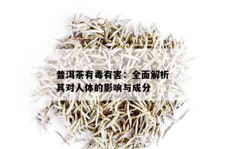 研究揭示：普洱茶中的铅含量及其对人体健的影响