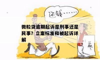 微粒贷逾期起诉：时间、房产关联性、起诉率与立案标准分析及刑事判决可能性