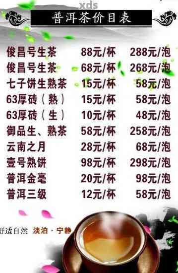 贵州地区普洱茶价格大全：详尽解析不同品质与年份的普洱茶价格