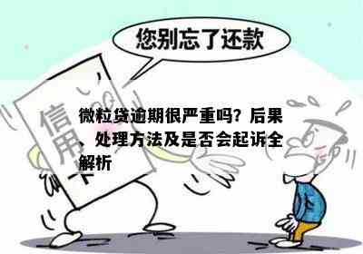 微粒贷逾期处置方式全解析：最结果如何？