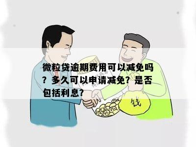 微粒贷逾期利息减免方案：如何申请、条件及影响全面解析