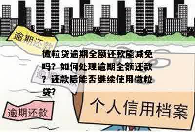 微粒贷逾期全款还款详细指南：如何避免逾期、提前还款以及相关费用解答