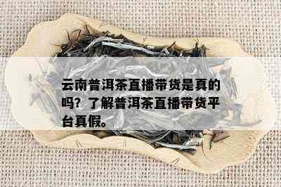 普洱茶直播间关闭：真相揭秘及可能影响