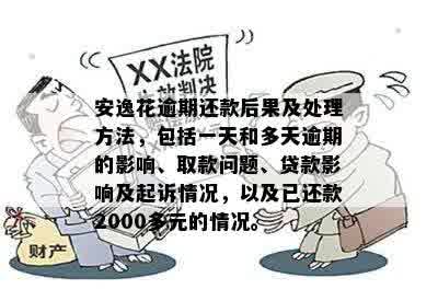 安逸花逾期2000一个月利息多少钱啊怎么算：欠6000逾期一年利息2000多。