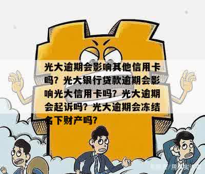 光大银行信用卡逾期还款后果：信用评分下降、账户被冻结，如何应对？