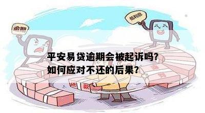 关于平安易贷逾期还款：是否会面临起诉的风险？