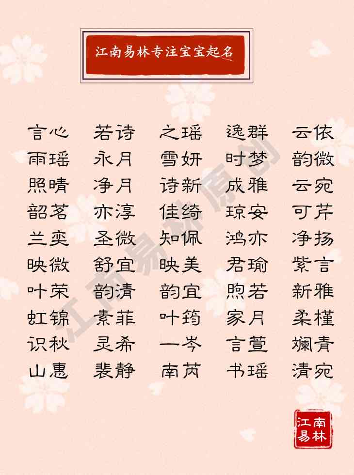 玉与名字：和相配的字有哪些？女孩起名的寓意与组合