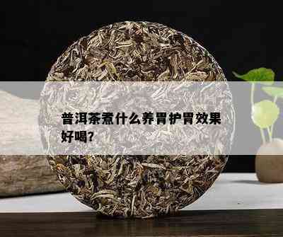 哪一种普洱茶养胃的功效与效果