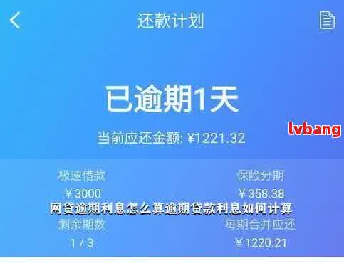 逾期半年的网贷3w,如何计算多交的罚息利息？借呗相关问题解答