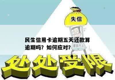 民生信用卡逾期第五天还款是否会产生影响？