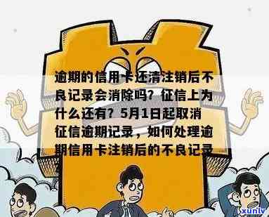 逾期信用卡款项全清后，信用记录能否在中完全消失？