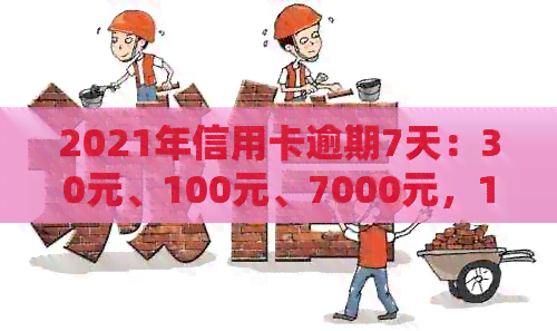 2021年信用卡逾期7天：30元、100块、7000元、100元，逾期天数处理全解析