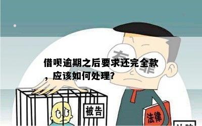 处理逾期借呗还款要求，如何做到全额还清？