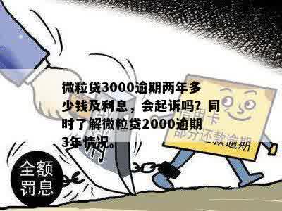 微粒贷2000逾期六年应还多少钱：逾期后果及利息计算