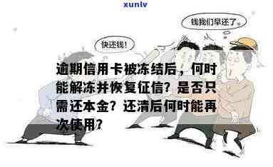 信用卡逾期3个月后被冻结，额度恢复的可能性和具体操作方法是什么？