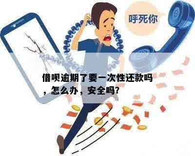 借呗逾期免息一次还清可行吗？安全保障如何？