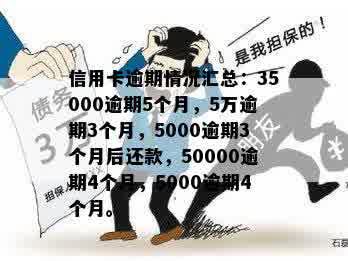 信用卡500逾期3年的6种情况：从500到5000,时间跨度最长六年