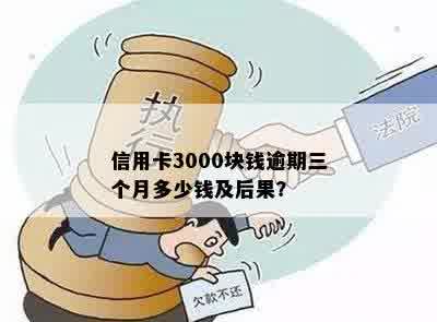 信用卡逾期四个月3000元：如何解决？可能的后果与应对策略