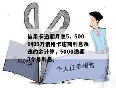 信用卡5000逾期10天罚款及利息计算：上时间与追讨力度解析