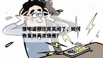 借呗逾期一天被关闭后，如何恢复使用并避免逾期？