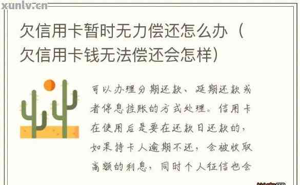 信用卡欠款无法偿还？这里有解决方案！