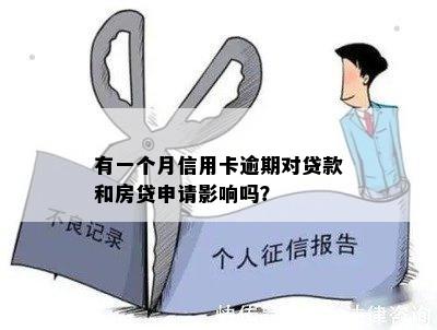 信用卡逾期一个月会影响吗？是否影响买房贷款？可以申诉吗？