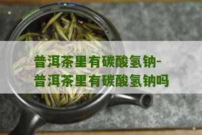 普洱茶中是否含有碳酸氢钠？这个问题的答案是什么？