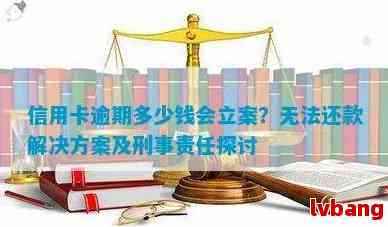 欠信用卡逾期无力偿还，刑事责任承担与解决办法