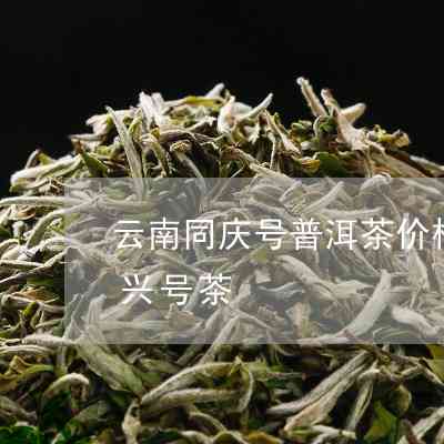 云南特色普洱茶同庆号1999年价格明细，批发供应商