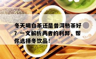 冬天喝白茶还是喝普洱茶比较好